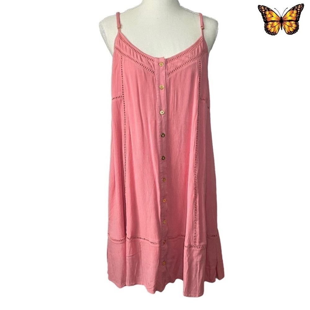 Koy Resort Miami Strappy Button Up Dress Size Medium